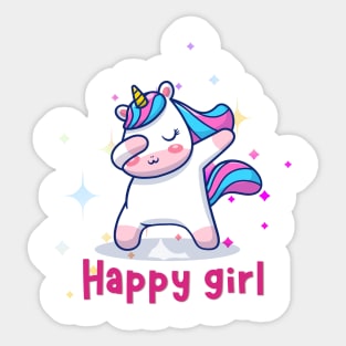 Happy Girl: Blossoming in Joy and Strength Sticker